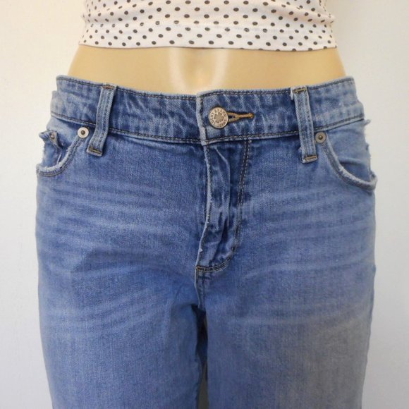 🌸SOLD🌸 LUCKY BRAND Jeans Size 14 Sweet Crop Denim - Picture 3 of 12